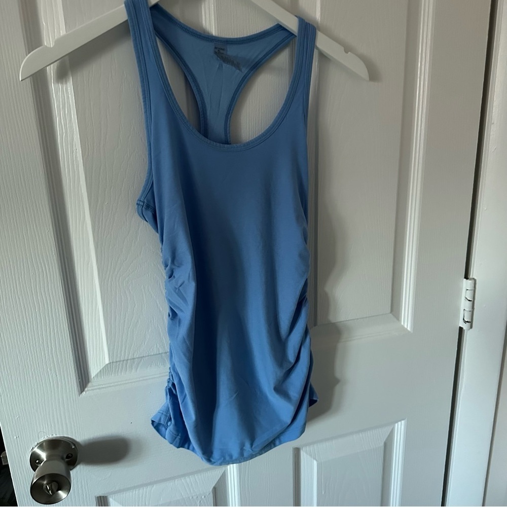 Light Blue Beyond the Bump Tank Top